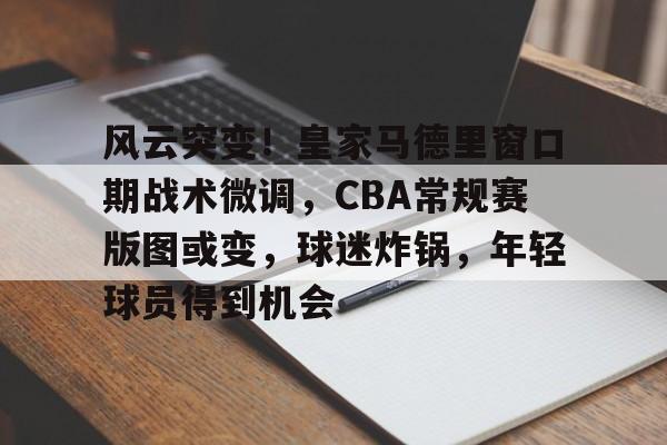 开云-风云突变！皇家马德里窗口期战术微调，CBA常规赛版图或变，球迷炸锅，年轻球员得到机会的简单介绍